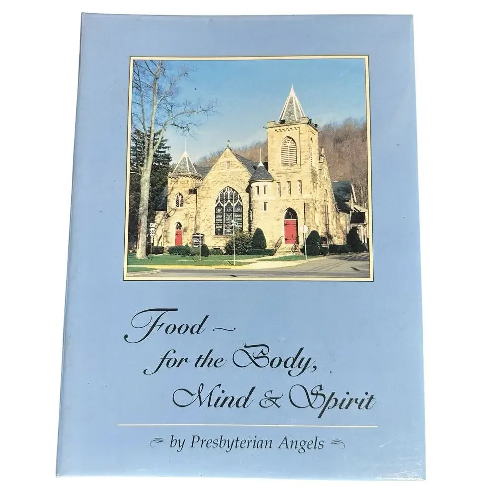 Vtg Church‎ Cookbook Food For the Body Mind & Spirit Presbyterian Wellsboro PA